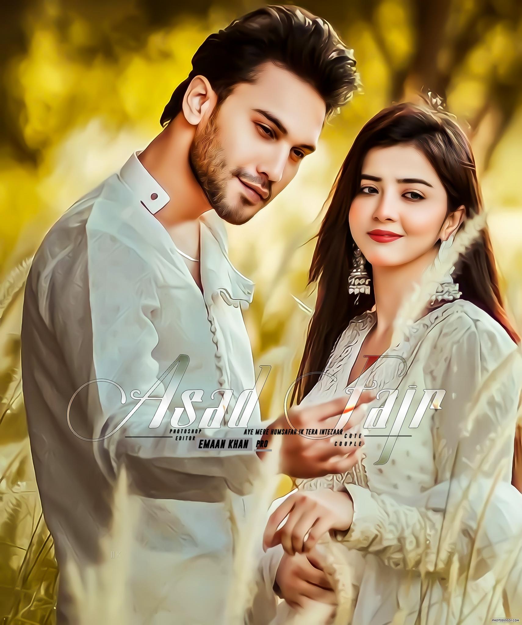 Asad Fajr Stunning Profile Picture with Pretty Hot Couple HD DP