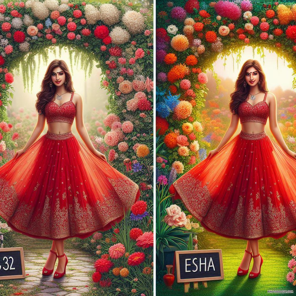 Latest 2024 Esha A Stylish Garden Affair 3D AI Profile Picture For   Latest 2024 Esha A Stylish Garden Affair 3d Ai Profile Picture For Whatsapp Facebook Instagram Twitter Snapchat Photodoozy 