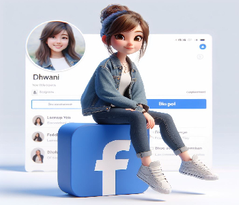 Stylish Lovely Girl HD DP for Facebook Profile Meet Dhwani